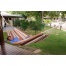 JOBEK - Hamac Bio Natura rayures �cru tilleul caf� 330x125
