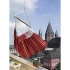 LA SIESTA - Hamac Chaise Lounger Currambera Rouge