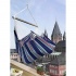LA SIESTA - Hamac Chaise Lounger Currambera Bleu