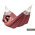 LA SIESTA - Hamac duo Carolina rouge 350x160