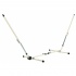 LA SIESTA - Support hamac metal MEDITERRANEO Creme 295-385