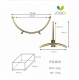 JOBEK - Support hamac en bois pica KLASS 370