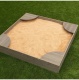 KIDKRAFT - Bac  Sable de Jardin - Gris