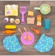 KIDKRAFT - Foody Friends : centre d'activits culinaires en forme d'lphant