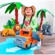 KIDKRAFT - Trotteur 2 en 1 safari avec EZ Kraft Assembly