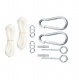 TROPILEX - Kit de Fixation Complet pour Hamac Blanc