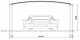 GARDEN DREAMS- Abri Voiture Carport Aluminium - Arche Simple - Blanc - 300x500