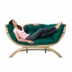 AMAZONAS - Banc SIENA double Verde Weatherproof