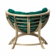 AMAZONAS - Banc SIENA simple vert Weatherproof