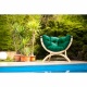 AMAZONAS - Banc SIENA simple vert Weatherproof