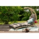 AMAZONAS- Chaise Longue Swing Lounger Anthracite