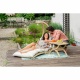 AMAZONAS- Chaise Longue Swing Lounger Creme