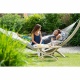 AMAZONAS-Hamac  barres FAT Hammock rversible Taupe ou Anthracite 365x146