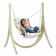 AMAZONAS - Pack Support Taurus et fauteuil rembourr Fat Chair Creme
