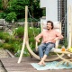 AMAZONAS - Pack Support Taurus et fauteuil rembourr Fat Chair Creme