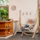 AMAZONAS - Pack Support Taurus et fauteuil rembourr Fat Chair Creme