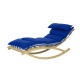 AMAZONAS- Rocking Lounger Bleu Navy