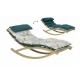 AMAZONAS- Rocking Lounger Vert Floral