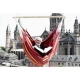 LA SIESTA - Hamac Chaise Lounger Currambera Rouge