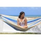 JOBEK - Hamac � barres Miss Brasil beige et bleu 300x140