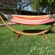 JOBEK - Set SEKOIA support bois ARC 320 + hamac a barres simple Sunny