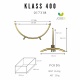 JOBEK - Support hamac en bois pica KLASS 400