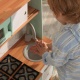 KIDKRAFT- Cuisine Enfant moderne annes 50 avec EZ Kraft Assembly