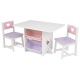 KIDKRAFT - Ensemble table et 2 chaises Coeur