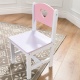 KIDKRAFT - Ensemble table et 2 chaises Coeur