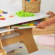 KIDKRAFT - Ensemble table extensible et banc Arches - Blanc