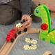 KIDKRAFT- Ensemble Train en bois Bucket Dinosaure