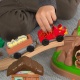 KIDKRAFT- Ensemble Train en bois Bucket Dinosaure
