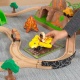 KIDKRAFT- Ensemble Train en bois Bucket Dinosaure