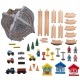 KIDKRAFT - Ensemble Train et table Montagne rocheuse