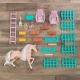 KIDKRAFT - table  chevaux Sweat Meadow 63534