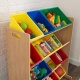 KIDKRAFT - Meuble avec 12 bacs de rangement couleurs Vives