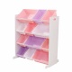 KIDKRAFT - Meuble avec 12 bacs de rangement PASTEL
