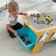 KIDKRAFT - Table d'activits 2 en 1 Building Bricks Play N Store