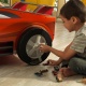 KIDKRAFT - Table d'activits Speedway Play N Store
