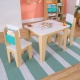 KIDKRAFT - Table enfant avec 2 chaises Naturel