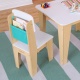 KIDKRAFT - Table enfant avec 2 chaises Naturel