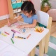 KIDKRAFT - Table enfant avec 2 chaises Naturel