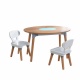 KIDKRAFT - Table et 2 chaises enfant en bois Mid-Century Kid