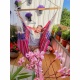 LA SIESTA - Chaise-Hamac Comfort HABANA Flamingo en coton bio