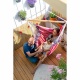 LA SIESTA - Chaise-Hamac Comfort HABANA Flamingo en coton bio