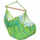 LA SIESTA- Chaise Hamac Domingo Kingsize Lime + Support en Bois Vela