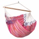 LA SIESTA - Chaise-Hamac Lounger HABANA Flamingo en coton bio