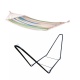 LA SIESTA - CHILLOUNGE Green bay Pack hamac � barre Simple avec Support en acier