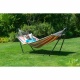 LA SIESTA - CHILLOUNGE Sunrise Pack hamac  barre Simple avec Support en acier