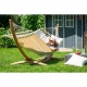 La Siesta - Pack Elipso Simple avec Hamac  barres Florencia (Coton Bio) Blanc Latte